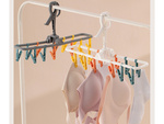 Szárító zoknikhoz alsónemű ruhák akasztós akasztó 12 ruhacsipesz készlet