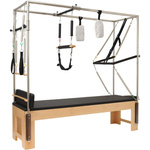 PILATES CVIČENIE POSTEĽ REFORMER FITNESS TRÉNINGOVÉ ZARIADENIE