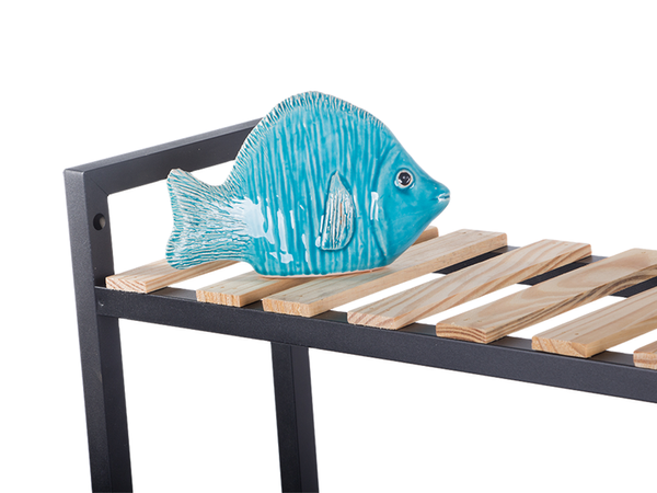 Pat de flori din lemn pentru flori la ghiveci raft cu două etaje pe roți terasă