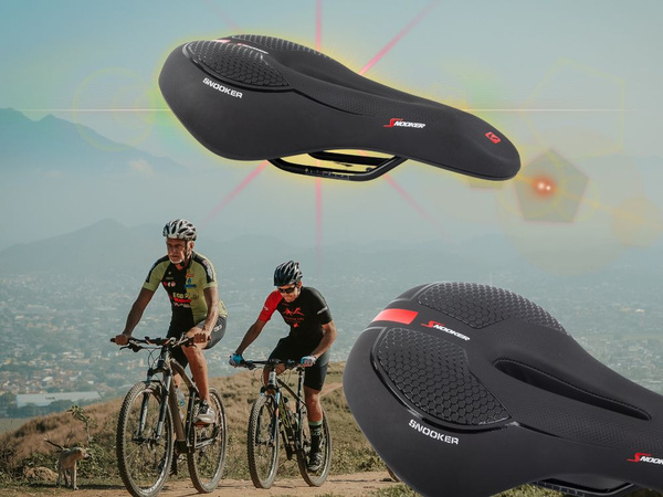 Sedlo na bicykel športové sedlo mäkké pohodlné penové gélové sedlo