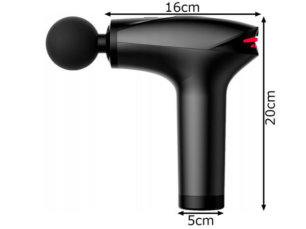 Pistola de masaje espalda cuerpo pierna masajeador fuerte pistola de masaje 5 puntas