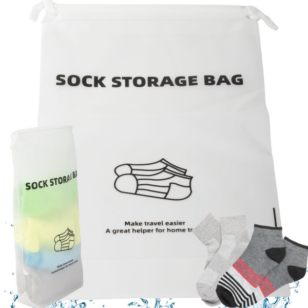 Travel sock bag aeroplane organiser waterproof for travel