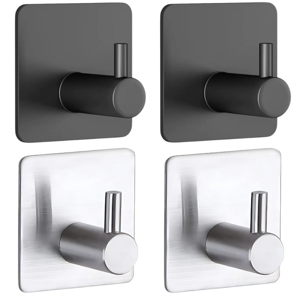 Samolepilne kopalniške kljuke 4pcs brez vrtanja