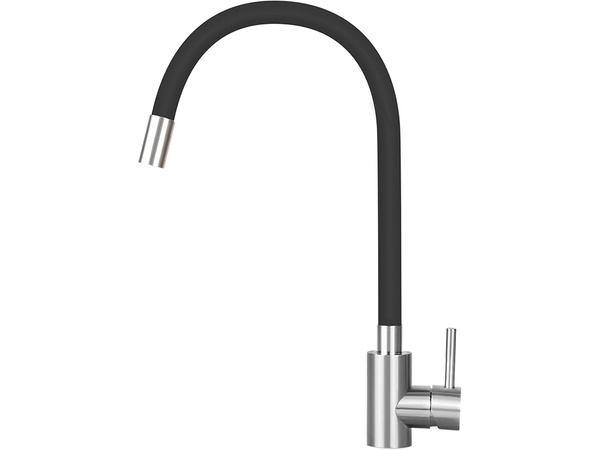 Flexible kitchen mixer tap with swivel spout 360 flexible