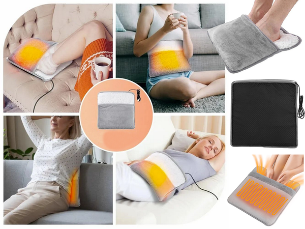 Usb-powered heating pad for feet and body soft electric mat