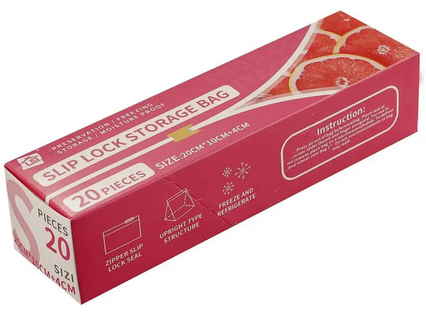 Versiegelbare filmbeutel für lebensmittel 600ml 20 st.