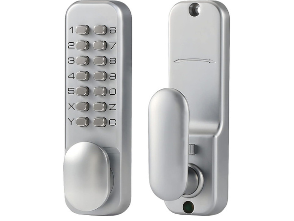 Code lock mechanical code lock keypad handle without batteries