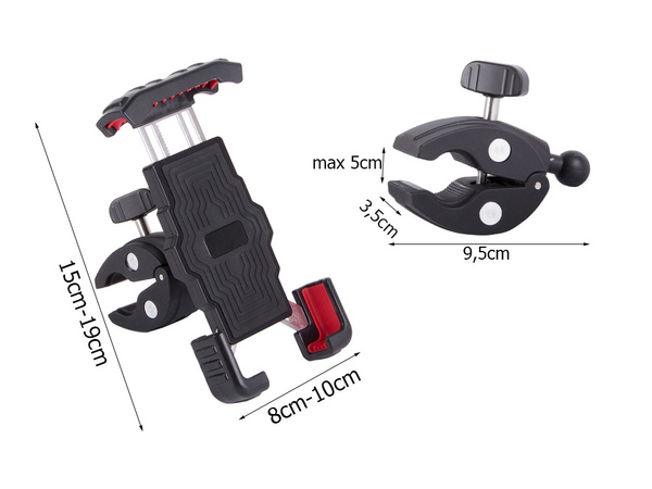 Support de téléphone antichoc pour guidon de vélo