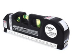 Precision laser spirit level with 2.5m measuring tape laser 3 led modes usb