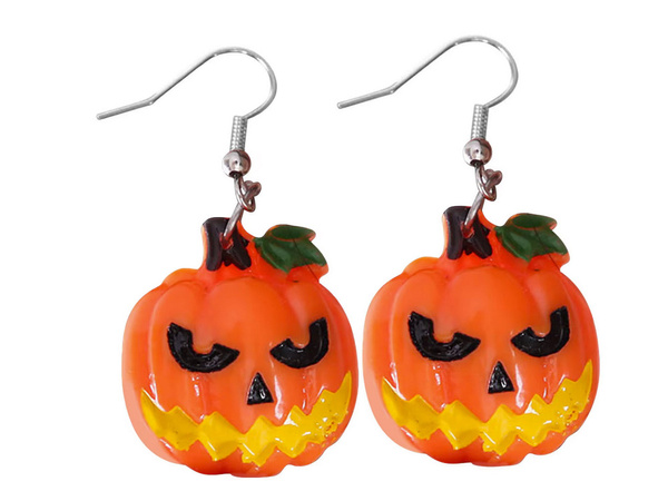 Halloween uhani halloween stranka duh duh buča sladkarije oko