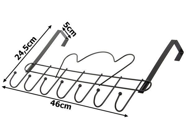 Türaufhänger kleiderhaken handtuchhalter nicht-invasive 7 haken