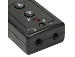 Karta dźwiękowa usb 7.1 mikrofon słuchawki jack