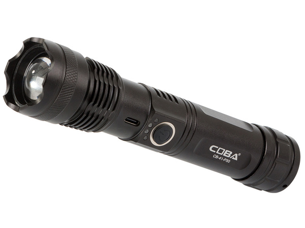 Militārais taktiskais lukturītis zoom coba xhp50 usb