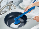 Scouring brush for pots, pans and pans strong kitchen scouring brush
