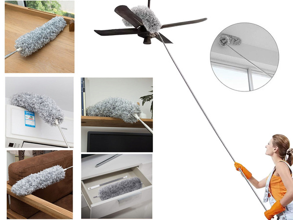 Telescopic broom dusting brush long 280cm