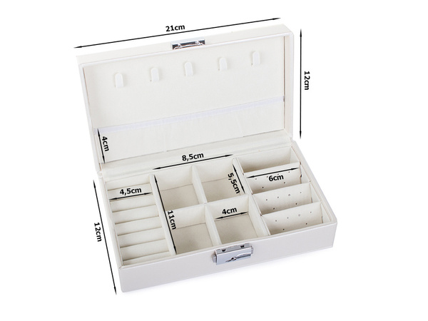 Jewellery box earrings organiser