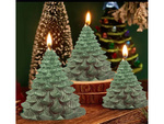 Vela arbol de navidad vela caja de navidad decorativa