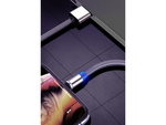 Cable de carga magnetico 3w1 micro typ-c usb lightning 1m