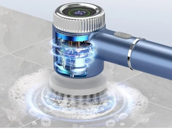 Akumulátorový elektrický rotační kartáč na čištění kuchyně 5v1