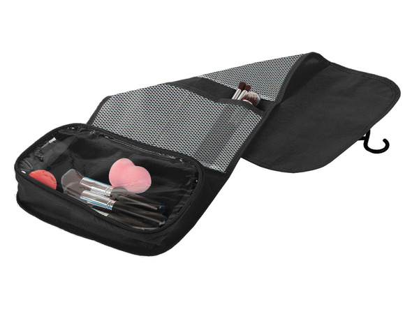 Neceser plegable organizador de baño colgante con percha