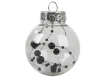 Bombes de choinka pour choin 6cm set de 24 vacances noires