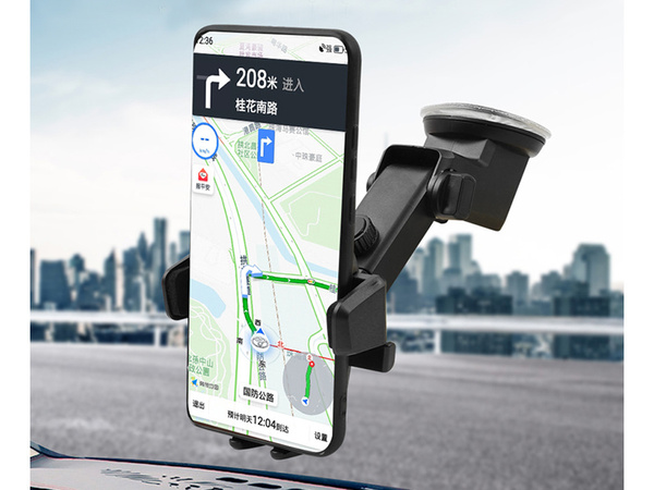 Auto turētājs telefonam, vējstiklam, kabīnei, stiprs