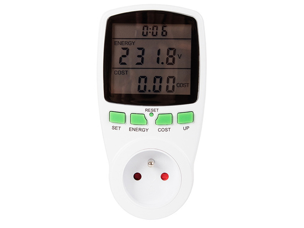 Wattmeter elektromer led