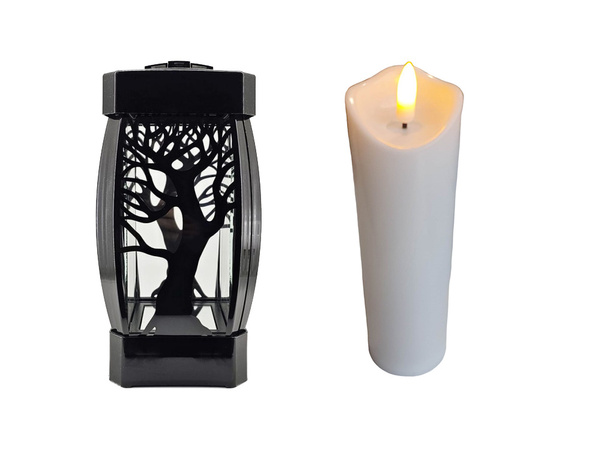 Náplň do bateriové svíčky vedla svíčka pohybující se plamenem voskové lampy svíčka