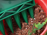 Macetero de jardín con punzón manual de 12 agujeros