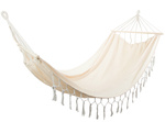 Hamaca de senderismo grande boho borla columpio para dos personas 200x150