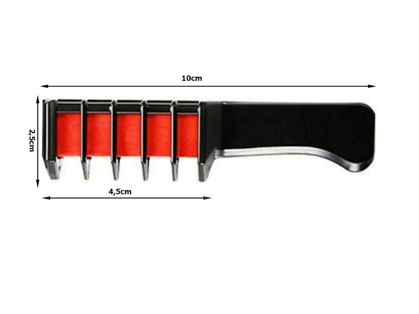 Crayon de teinture lavable pour cheveux 10pcs