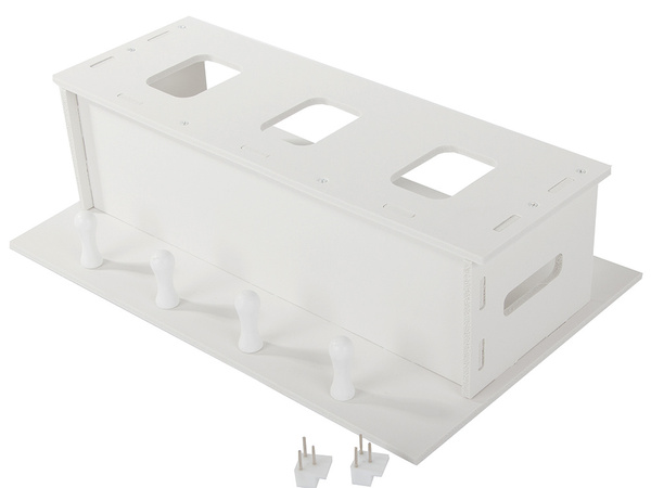 Korraldaja rippuv riiul vannitoa kapis