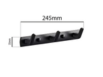 Obešalnik za kopalnico za oblačila, brisače, kuhinjo stenski obešalnik loft 24,5 cm