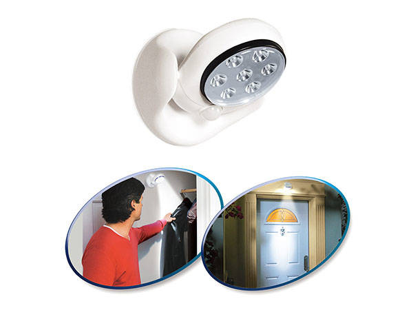 Lampa 7 led bezvadu ar kustības sensoru 360