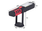 Dielenská lampa 3v1 led cob dobíjateľná batéria