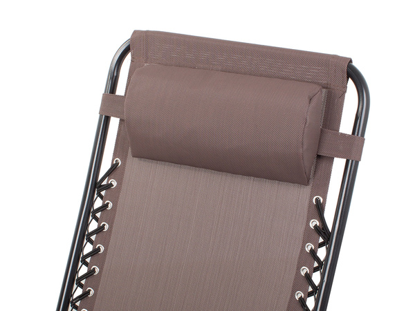 Folding beach chair zero gravity 2in1 touristic chair