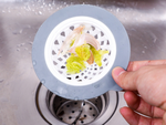 Silicone strainer strainer sink drain plug