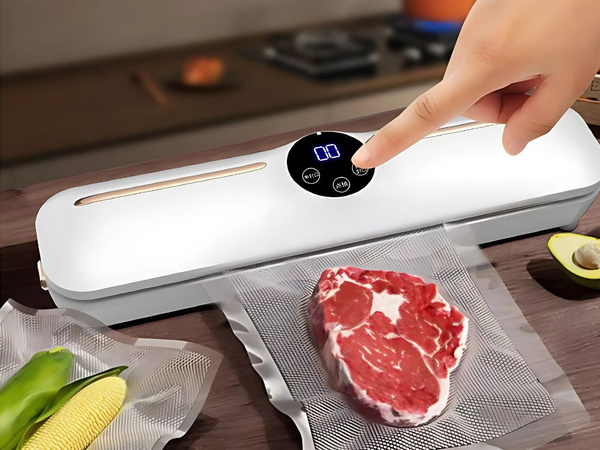 Vakuumversiegelungsmaschine für lebensmittel + 10 stück beutel