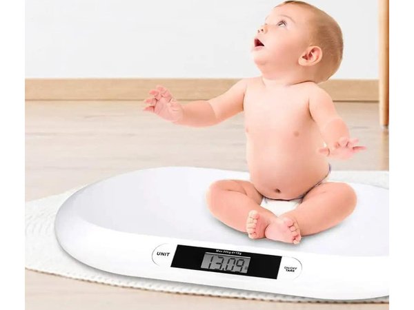 Balanza electrónica para lactantes y niños hasta 20 kg precisa 10g