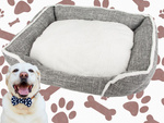 Cama para perro suave y confortable cama mullida con cojín de tamaño l