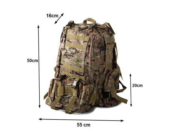 Sac à dos tactique survie militaire 48.5l
