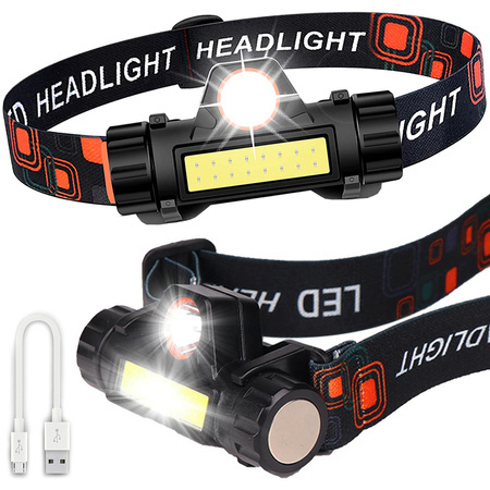 Cob 4in1 headlamp headlamp with magnese