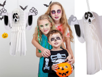 Obesek iz papirja za duhove halloween duh 3d zložen papirni okrasek