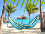 Garden hammock double xxl tourist striped cover 200 x 150 large