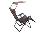 Silla de playa plegable gravedad cero 2en1 con capota