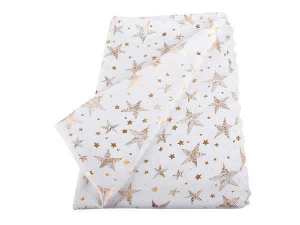 Mantel navidad estrellas blancas copos de nieve 140x220cm