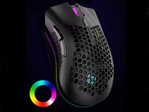 2,4 ghz bezdrôtová laptopová myš optický senzor iluminácia