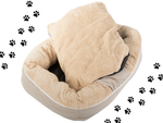 Peluche chien parc lit coussin doux canapé literie fluffy