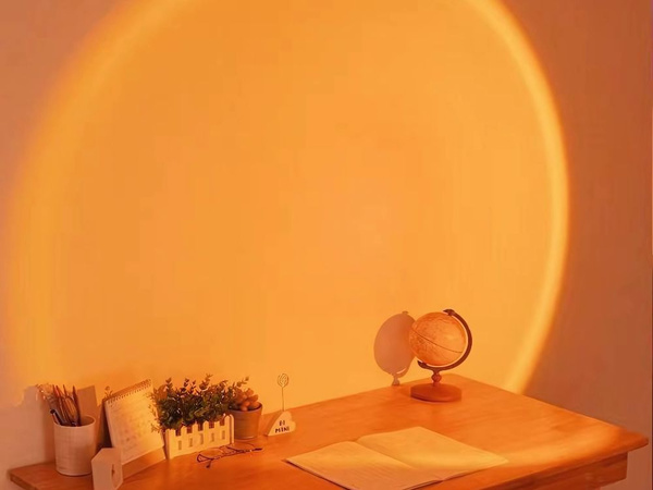 Lampa projektoru imitace západu slunce vedla rgb usb + dálkové ovládání