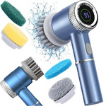 Cordless electric rotary brush for kitchen cleaning 5in1